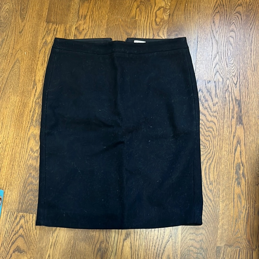 J Crew black pencil skirt
